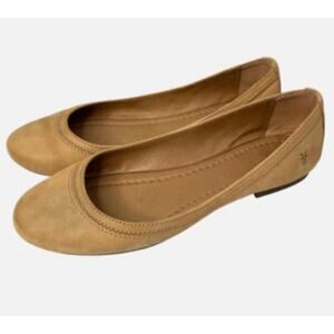 Frye | Women's Size 9.5 Carson Ballet Slip-Ons Brown Leather